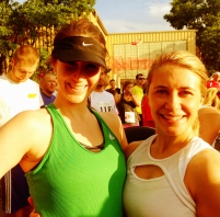 With Kelly before the 10K